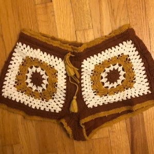 Crochet shorts